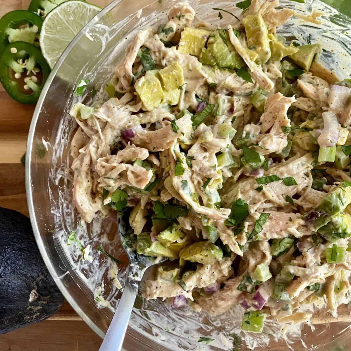 Guacamole Chicken Salad Healthy Mom Healthy Family