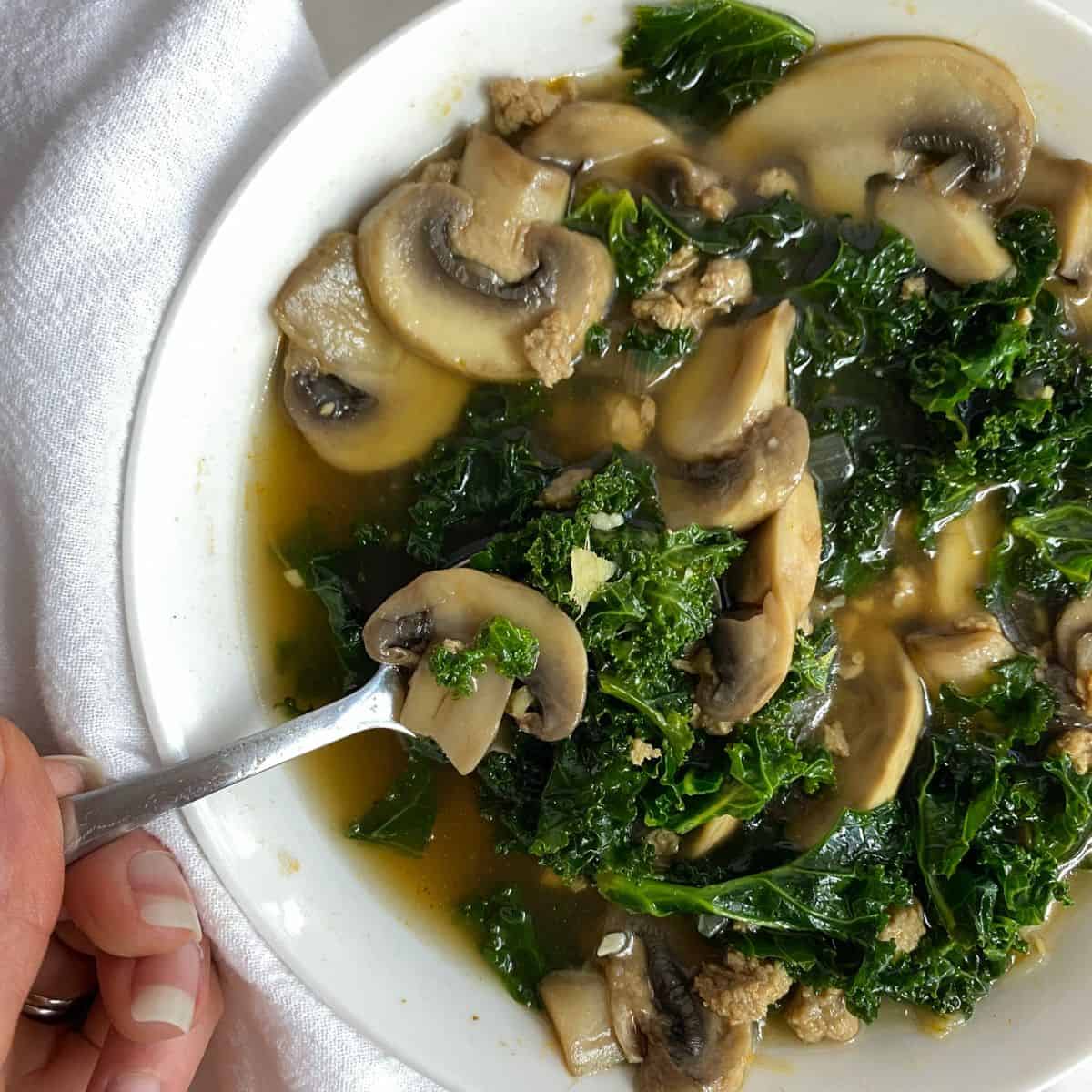 Turkey Sausage and Kale Soup Healthy Mom Healthy Family